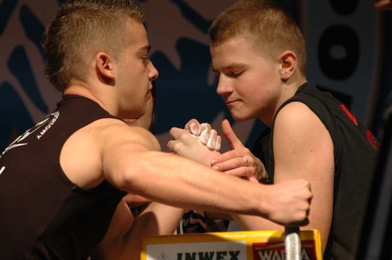 Mistrzostwa Polski 2008 - Lewa ręka # Siłowanie na ręce # Armwrestling # Armpower.net