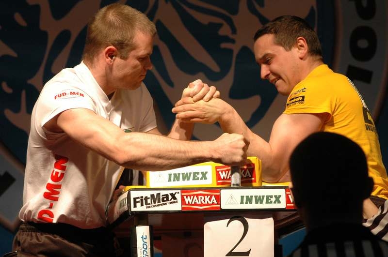 Mistrzostwa Polski 2008 - Lewa ręka # Siłowanie na ręce # Armwrestling # Armpower.net