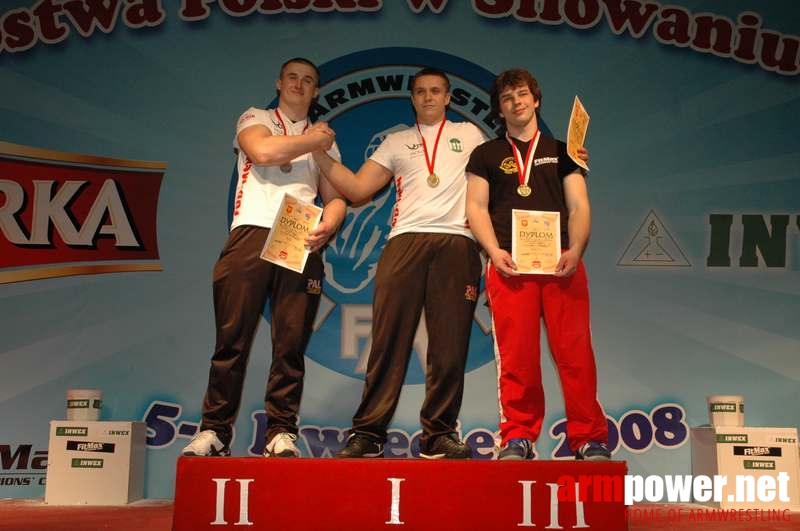 Mistrzostwa Polski 2008 - Lewa ręka # Siłowanie na ręce # Armwrestling # Armpower.net