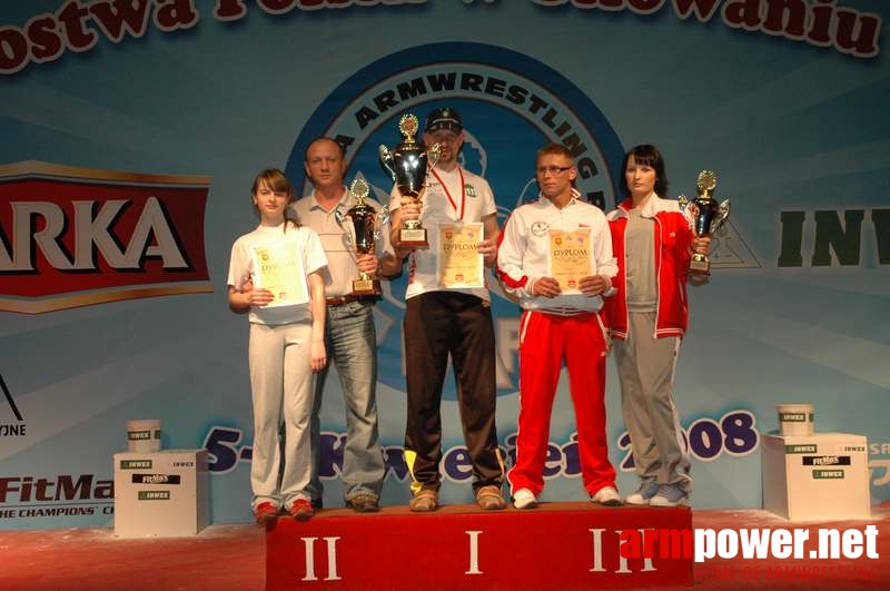 Mistrzostwa Polski 2008 - Lewa ręka # Siłowanie na ręce # Armwrestling # Armpower.net