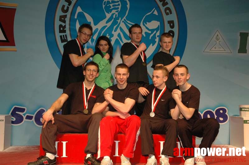 Mistrzostwa Polski 2008 - Lewa ręka # Siłowanie na ręce # Armwrestling # Armpower.net