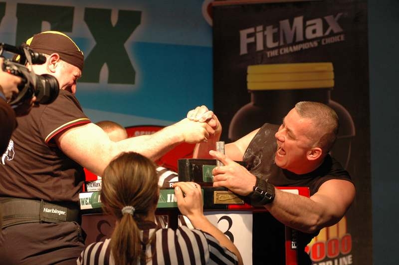 Mistrzostwa Polski 2008 - Prawa ręka # Armwrestling # Armpower.net