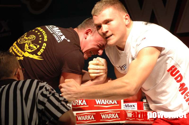 Mistrzostwa Polski 2008 - Prawa ręka # Armwrestling # Armpower.net