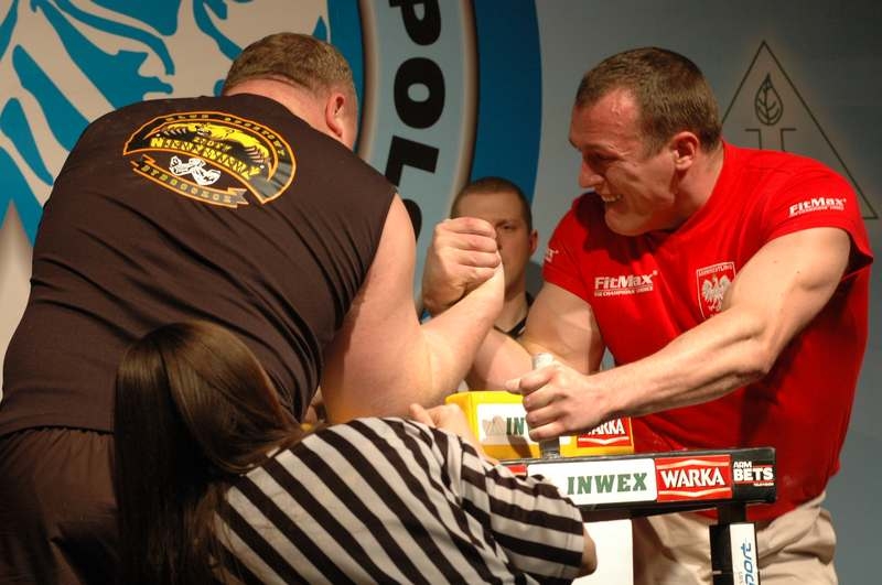 Mistrzostwa Polski 2008 - Prawa ręka # Armwrestling # Armpower.net