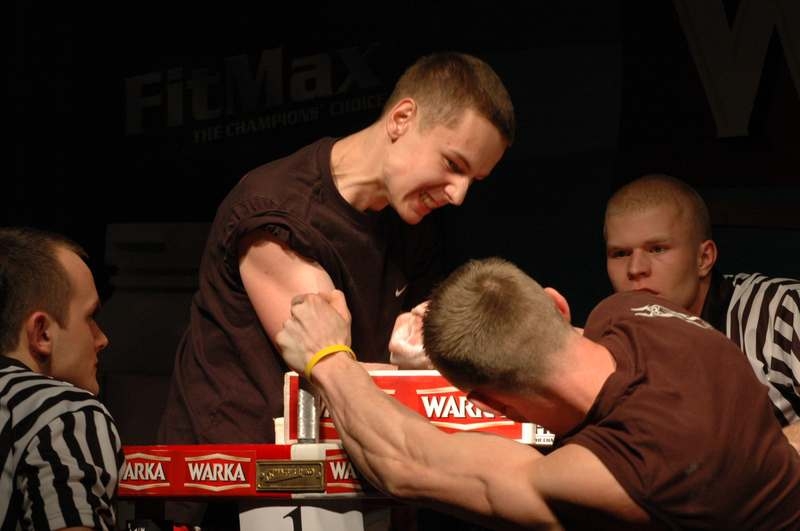 Mistrzostwa Polski 2008 - Prawa ręka # Armwrestling # Armpower.net