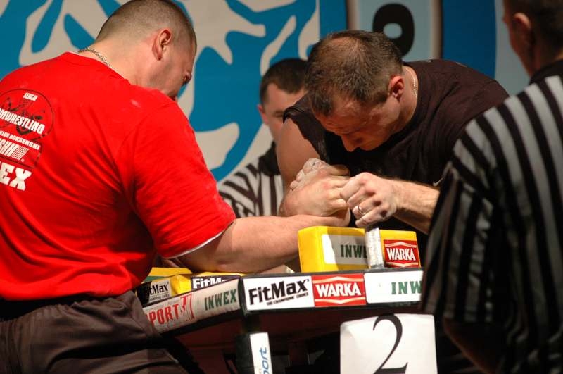 Mistrzostwa Polski 2008 - Prawa ręka # Siłowanie na ręce # Armwrestling # Armpower.net