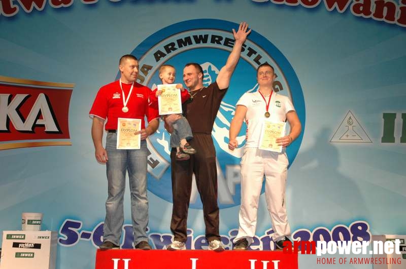 Mistrzostwa Polski 2008 - Prawa ręka # Siłowanie na ręce # Armwrestling # Armpower.net