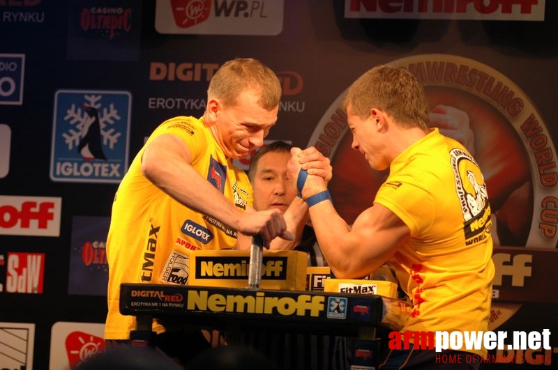 Nemiroff 2008 - Day 1 - Left hand # Siłowanie na ręce # Armwrestling # Armpower.net