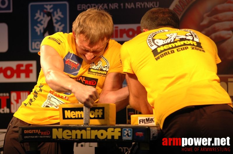 Nemiroff 2008 - Day 1 - Left hand # Siłowanie na ręce # Armwrestling # Armpower.net