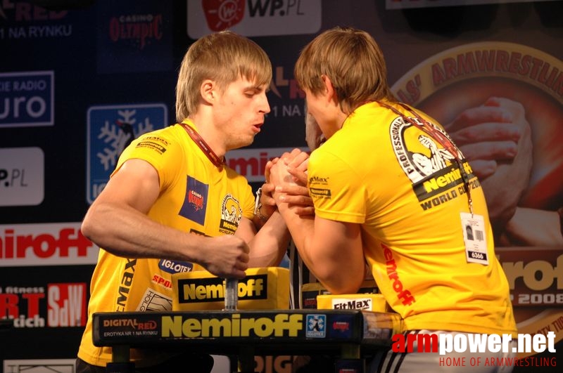 Nemiroff 2008 - Day 1 - Left hand # Siłowanie na ręce # Armwrestling # Armpower.net