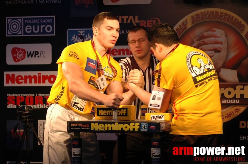 Nemiroff 2008 - Day 1 - Left hand # Armwrestling # Armpower.net