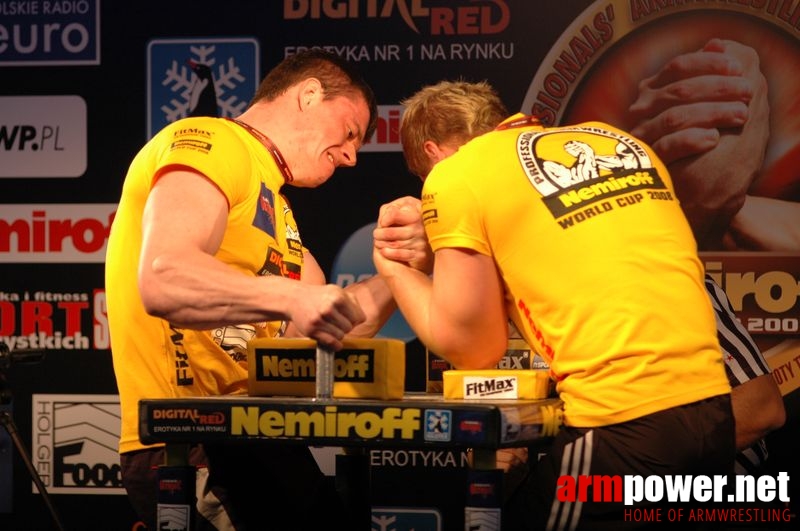 Nemiroff 2008 - Day 1 - Left hand # Siłowanie na ręce # Armwrestling # Armpower.net