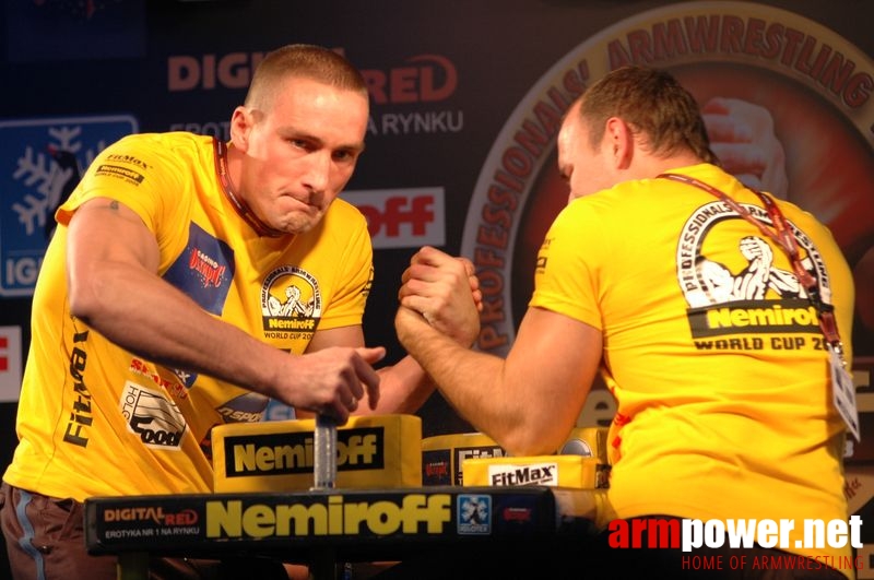 Nemiroff 2008 - Day 1 - Left hand # Siłowanie na ręce # Armwrestling # Armpower.net