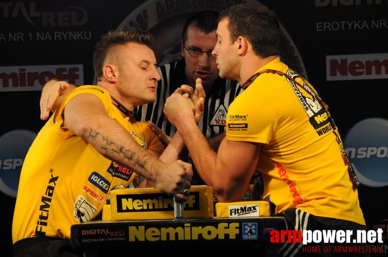 Nemiroff 2008 - Day 1 - Left hand # Siłowanie na ręce # Armwrestling # Armpower.net