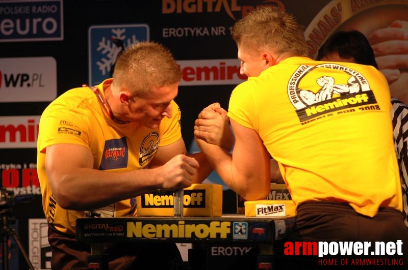 Nemiroff 2008 - Day 1 - Left hand # Siłowanie na ręce # Armwrestling # Armpower.net