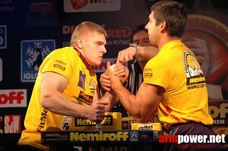 Nemiroff 2008 - Day 1 - Left hand # Armwrestling # Armpower.net