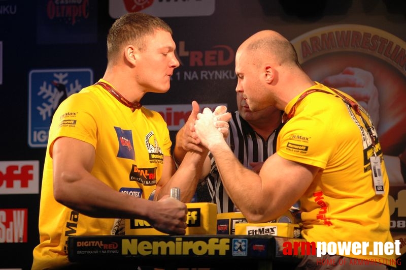 Nemiroff 2008 - Day 1 - Left hand # Siłowanie na ręce # Armwrestling # Armpower.net