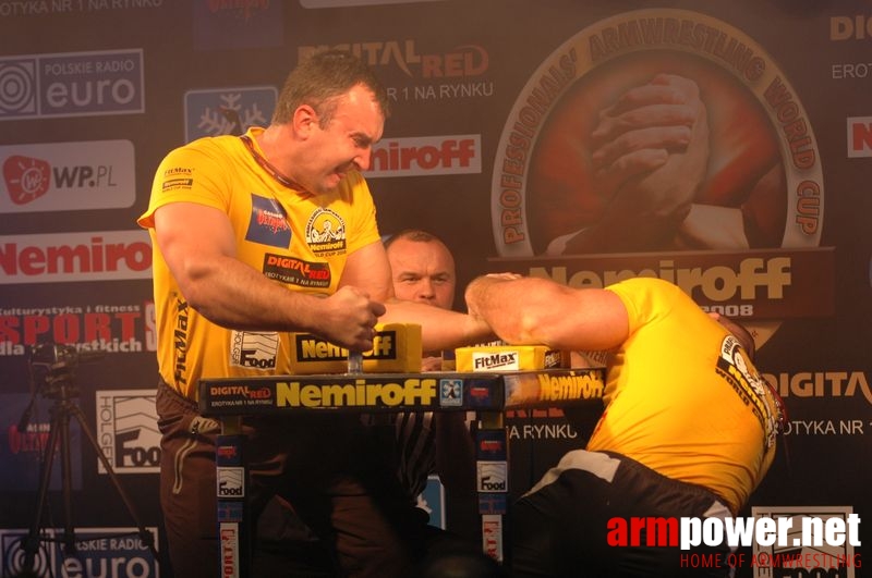 Nemiroff 2008 - Day 1 - Left hand # Siłowanie na ręce # Armwrestling # Armpower.net