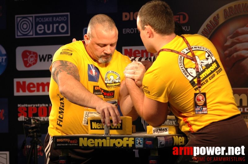 Nemiroff 2008 - Day 1 - Left hand # Armwrestling # Armpower.net