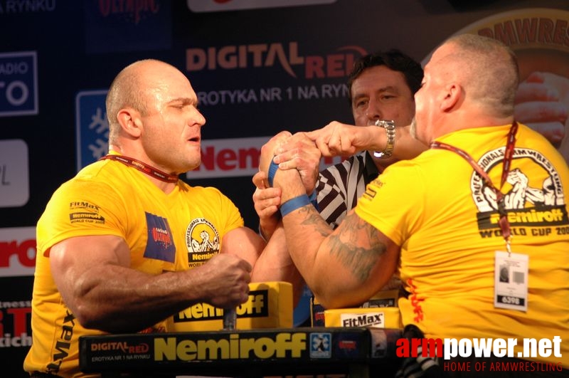 Nemiroff 2008 - Day 1 - Left hand # Siłowanie na ręce # Armwrestling # Armpower.net