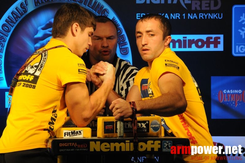 Nemiroff 2008 - Day 2 - Right hand # Siłowanie na ręce # Armwrestling # Armpower.net