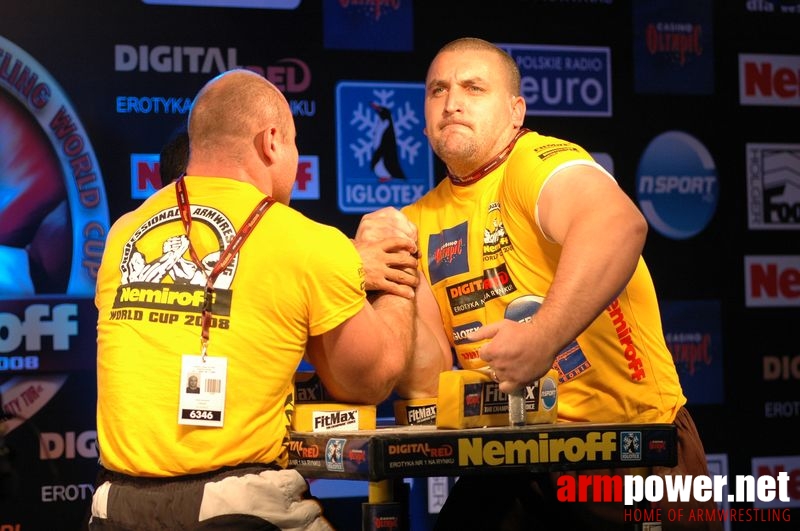 Nemiroff 2008 - Day 2 - Right hand # Siłowanie na ręce # Armwrestling # Armpower.net