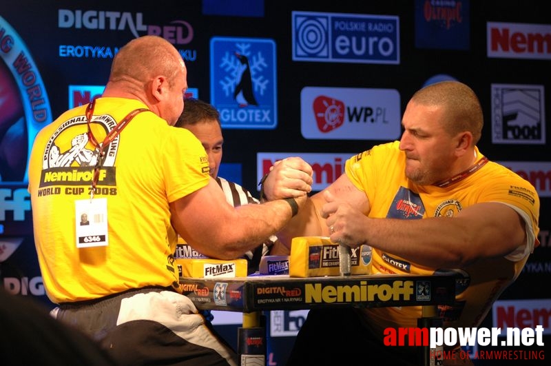 Nemiroff 2008 - Day 2 - Right hand # Siłowanie na ręce # Armwrestling # Armpower.net