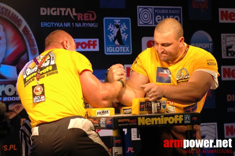 Nemiroff 2008 - Day 2 - Right hand # Siłowanie na ręce # Armwrestling # Armpower.net