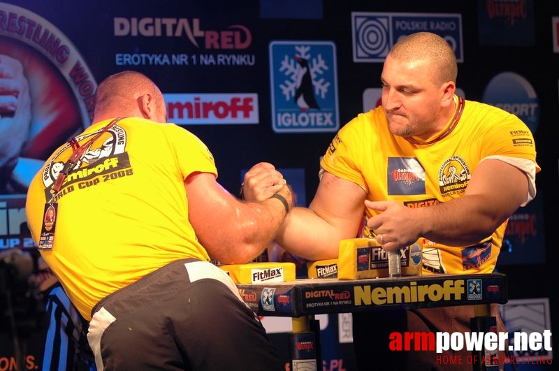 Nemiroff 2008 - Day 2 - Right hand # Siłowanie na ręce # Armwrestling # Armpower.net