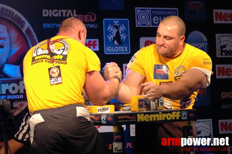 Nemiroff 2008 - Day 2 - Right hand # Siłowanie na ręce # Armwrestling # Armpower.net