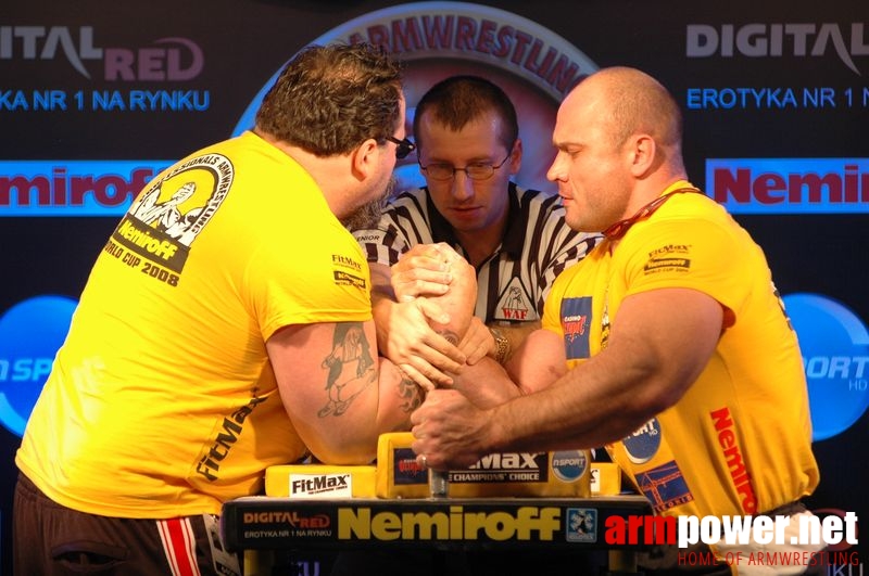 Nemiroff 2008 - Day 2 - Right hand # Siłowanie na ręce # Armwrestling # Armpower.net