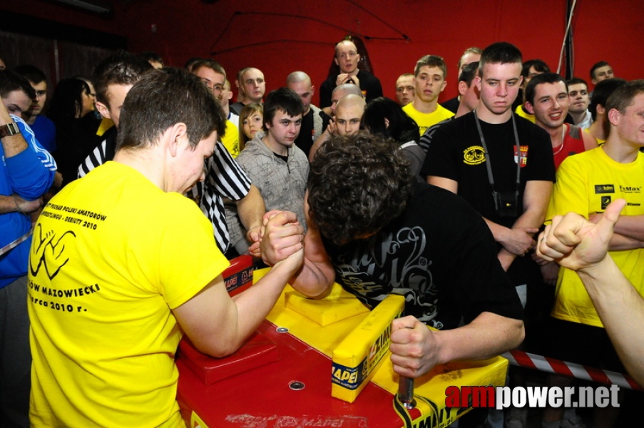 I Puchar Polski Amatorów - Debiuty 2010 # Armwrestling # Armpower.net