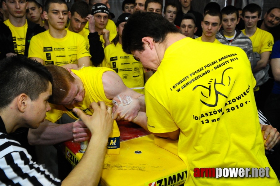 I Puchar Polski Amatorów - Debiuty 2010 # Armwrestling # Armpower.net