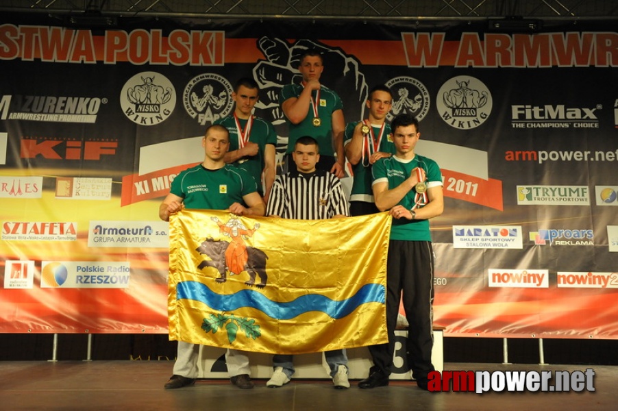 Mistrzostwa Polski 2011 - lewa reka # Siłowanie na ręce # Armwrestling # Armpower.net