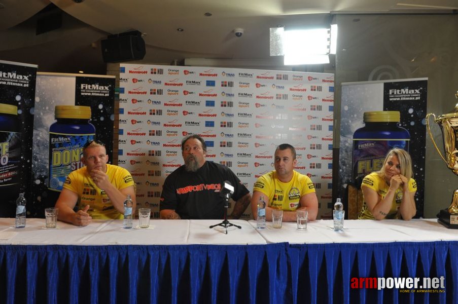 Nemiroff 2012 - Press Conference # Armwrestling # Armpower.net