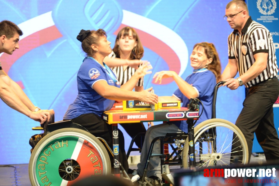 World Armwrestling Championship for Disabled 2014, Puck, Poland - left hand # Aрмспорт # Armsport # Armpower.net