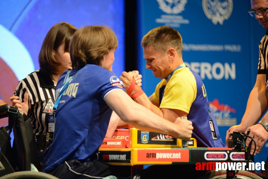 World Armwrestling Championship for Disabled 2014, Puck, Poland - left hand # Armwrestling # Armpower.net