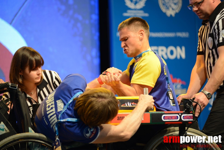 World Armwrestling Championship for Disabled 2014, Puck, Poland - left hand # Aрмспорт # Armsport # Armpower.net