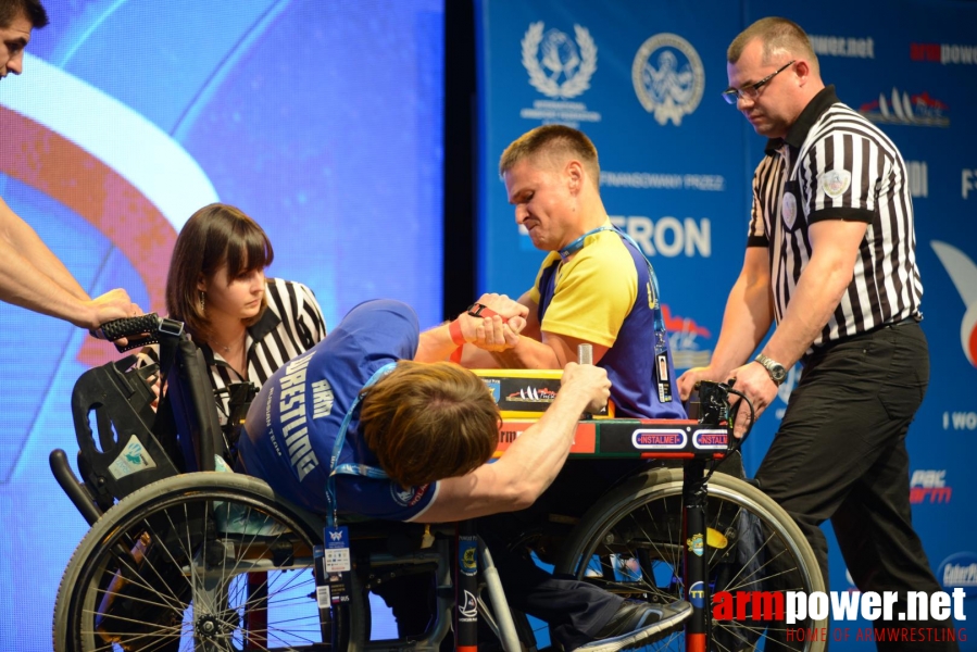 World Armwrestling Championship for Disabled 2014, Puck, Poland - left hand # Armwrestling # Armpower.net