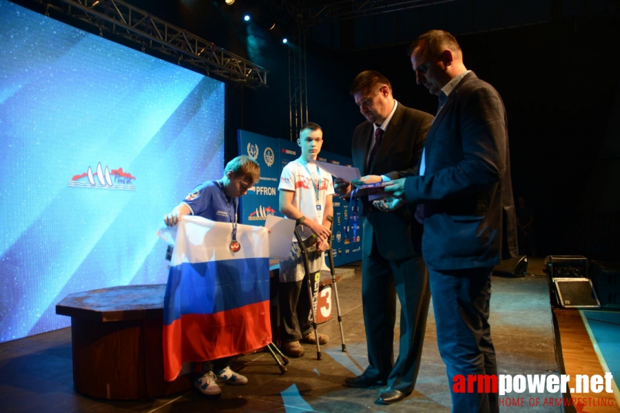 World Armwrestling Championship for Disabled 2014, Puck, Poland - left hand # Armwrestling # Armpower.net