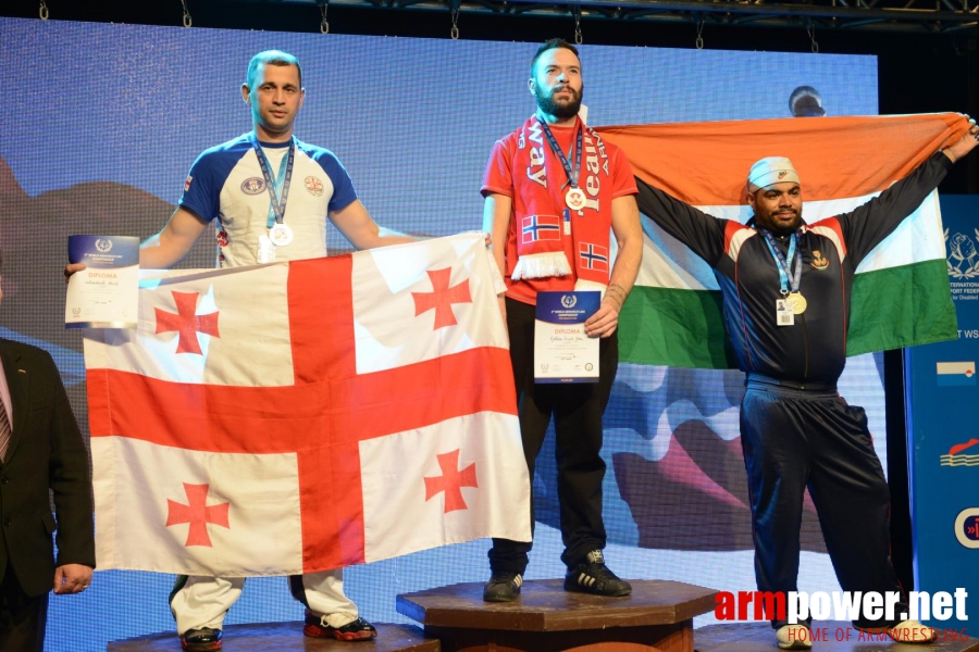 World Armwrestling Championship for Disabled 2014, Puck, Poland - left hand # Siłowanie na ręce # Armwrestling # Armpower.net