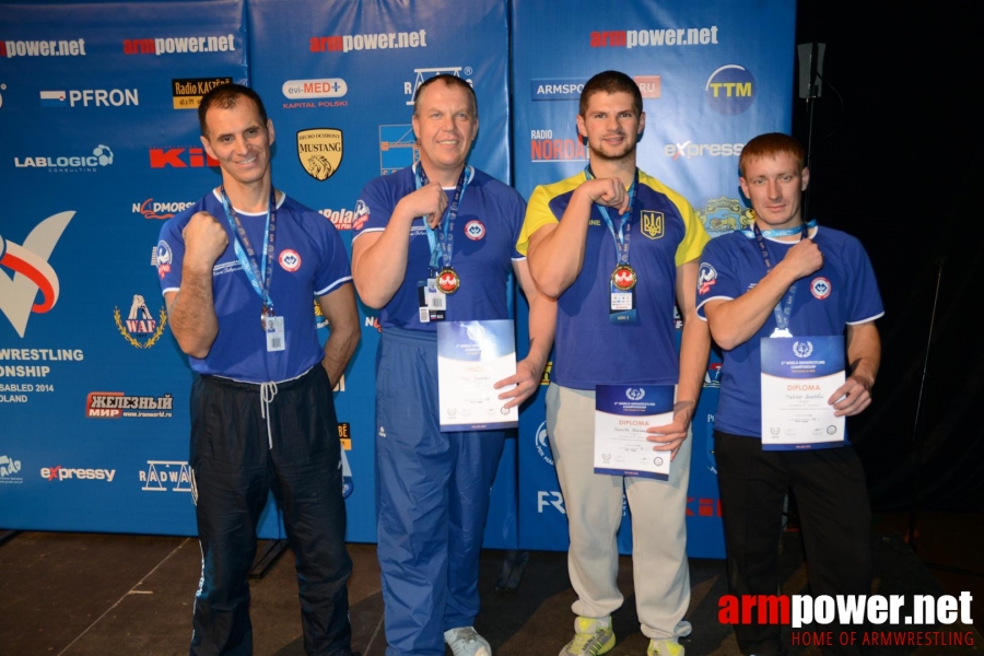 World Armwrestling Championship for Disabled 2014, Puck, Poland - left hand # Armwrestling # Armpower.net