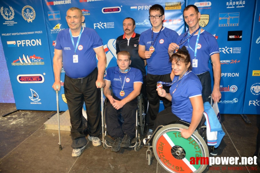 World Armwrestling Championship for Disabled 2014, Puck, Poland - left hand # Siłowanie na ręce # Armwrestling # Armpower.net