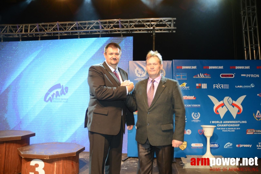 World Armwrestling Championship for Disabled 2014, Puck, Poland - left hand # Aрмспорт # Armsport # Armpower.net