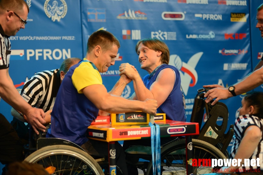 World Armwrestling Championship for Disabled 2014, Puck, Poland - left hand # Aрмспорт # Armsport # Armpower.net