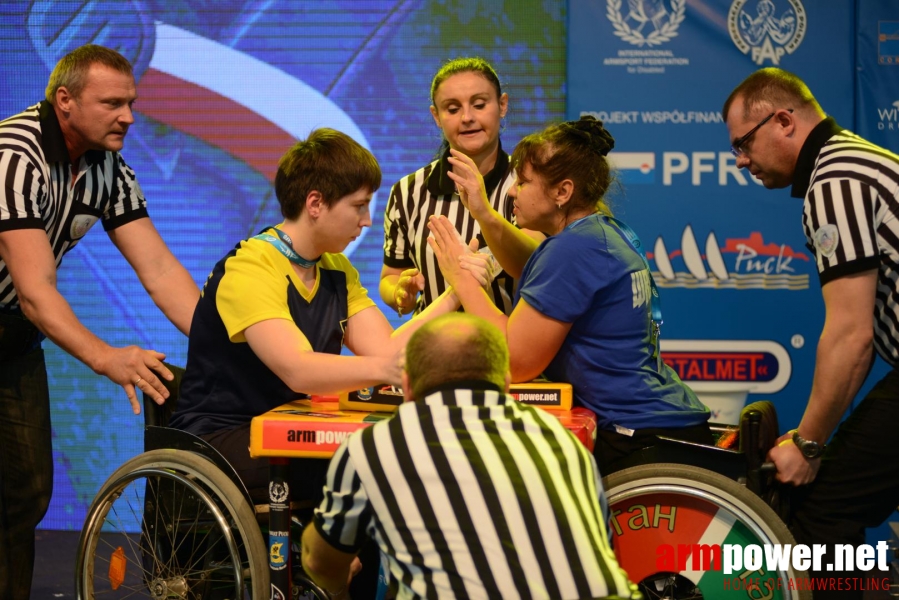 World Armwrestling Championship for Disabled 2014, Puck, Poland - left hand # Aрмспорт # Armsport # Armpower.net