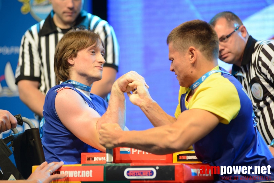 World Armwrestling Championship for Disabled 2014, Puck, Poland - right hand # Aрмспорт # Armsport # Armpower.net