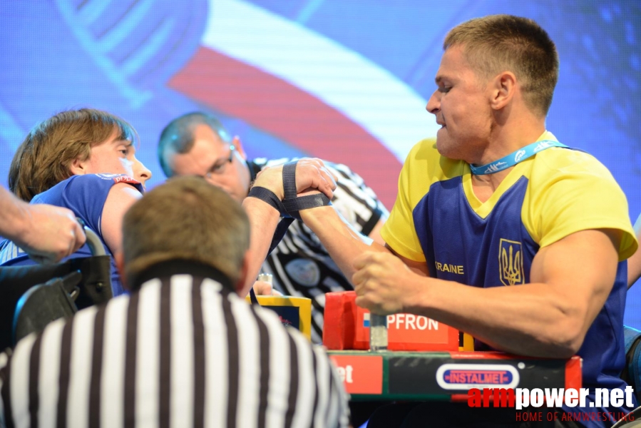 World Armwrestling Championship for Disabled 2014, Puck, Poland - right hand # Aрмспорт # Armsport # Armpower.net