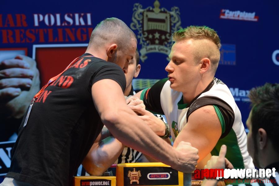 XV Puchar Polski 2014 - lewa ręka - eliminacje # Siłowanie na ręce # Armwrestling # Armpower.net