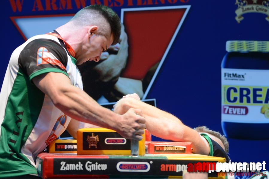 XV Puchar Polski 2014 - lewa ręka - eliminacje # Siłowanie na ręce # Armwrestling # Armpower.net